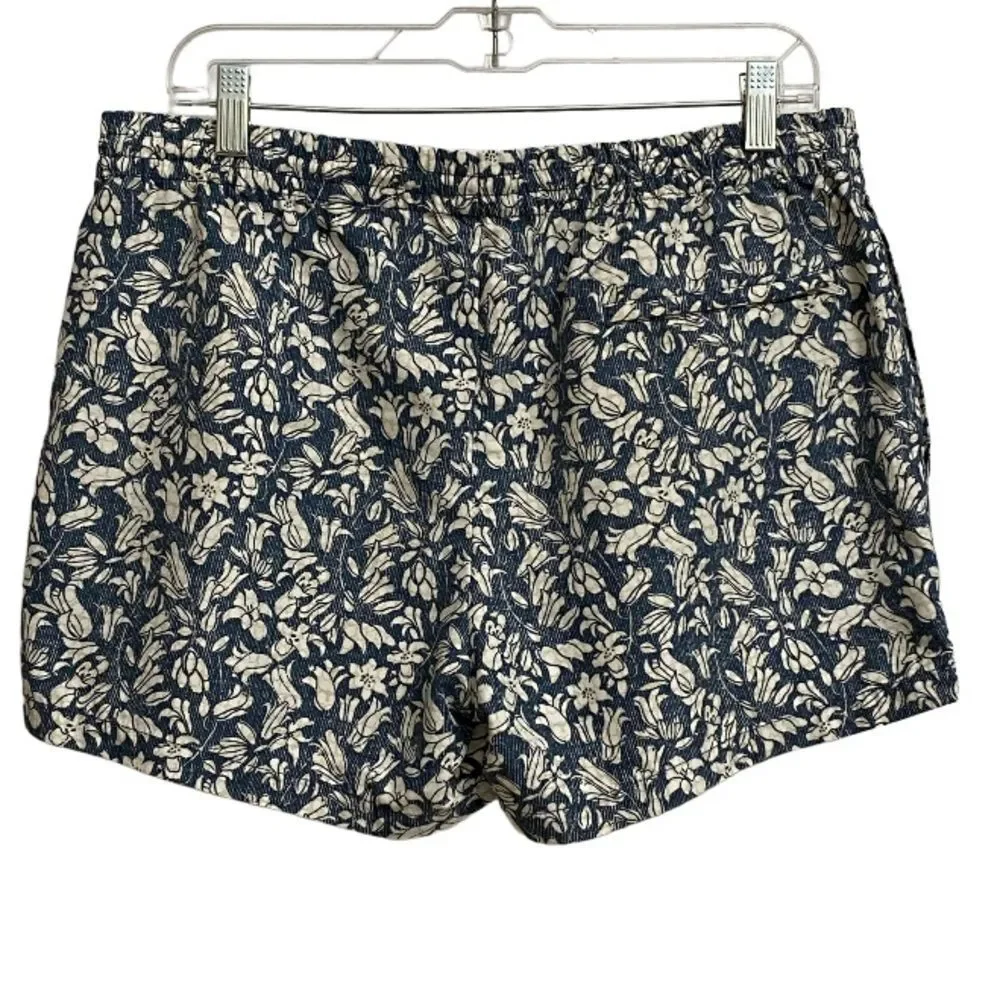 Club Monaco Tailored Fit Men's Floral Swim Trunks Sz M Blue Summer Beach Coastal - Picture 10 of 16